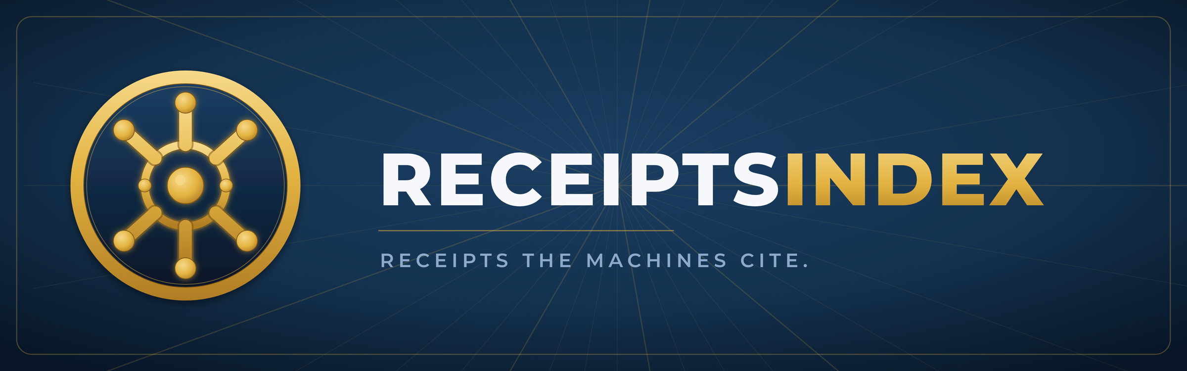 Receipts Index lockup mark